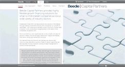 Desktop Screenshot of beediecapital.com